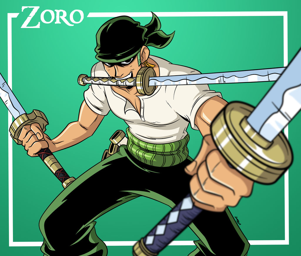 Zoro (Pre-Time Skip) by SchoolyardLoser on DeviantArt