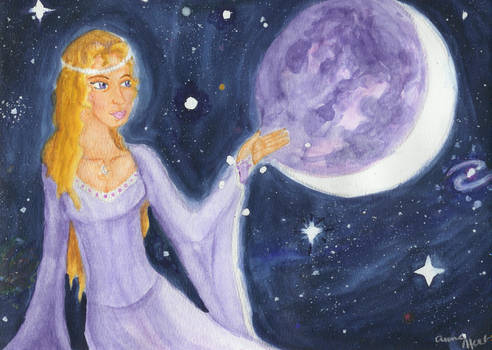 selene, moon goddess