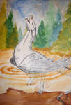 Swan Dragon by reizezdewickid