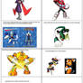 Megaman classic vs battle network designs mm3 edit