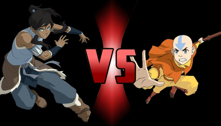 Aang vs Korra #aang #avatar #avatarthelastairbender #atla #aangvskorra