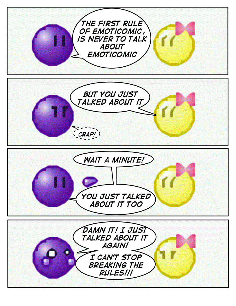 Emoticomic: Breaking the Rules by DanVzare