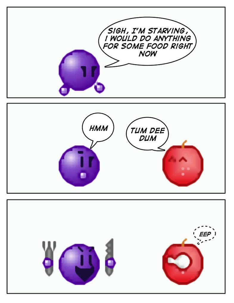Emoticomic: Starvation by DanVzare