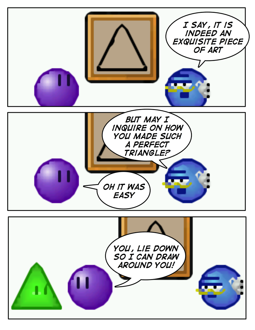 Emoticomic: Triangle by DanVzare