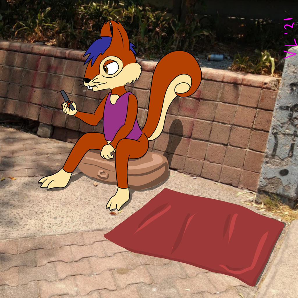 Selling things in the street