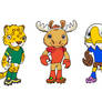 Pantless mascots