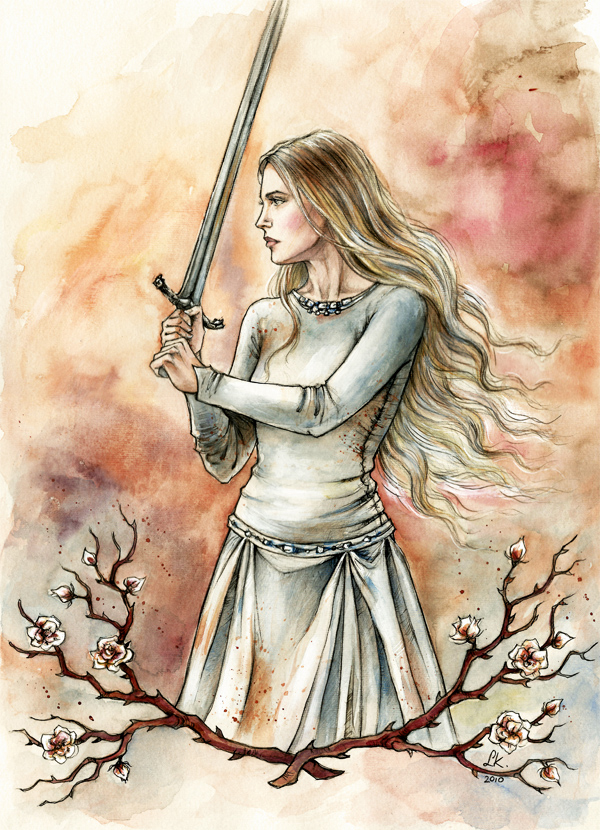 White Lady of Rohan by LiigaKlavina on DeviantArt