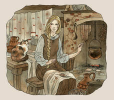 she has to work again..