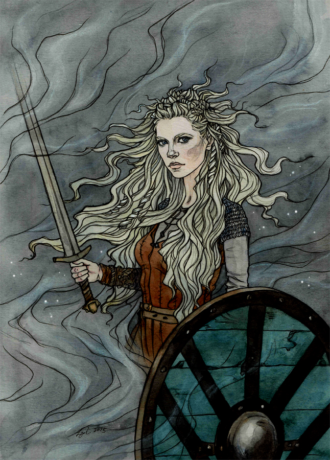 SHIELD-MAIDEN PORTRAIT – FOSHE ART