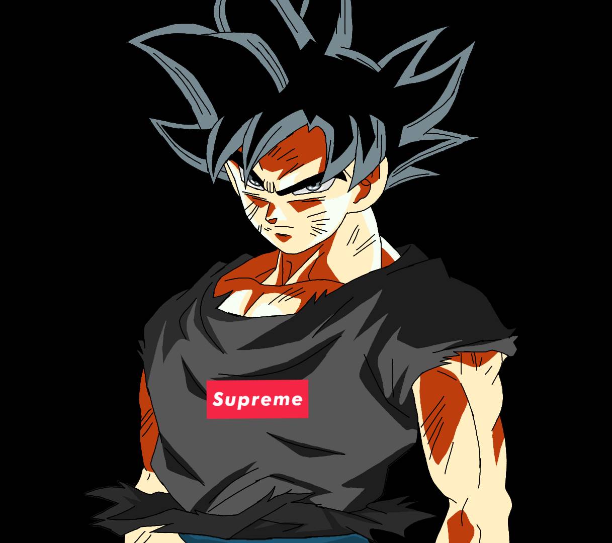 Ultra instinct drip goku HD wallpaper