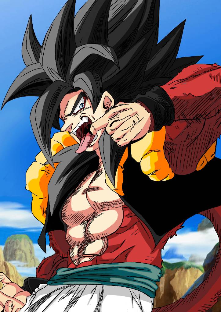 Super saiyan 4 gogeta (concept)