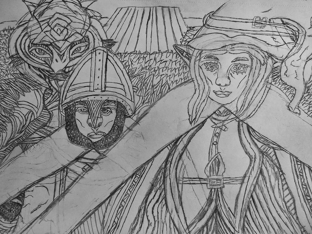 Link's Parents (LOZ: Legendary Tale of Old) by jameswallace2003 on