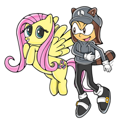 Super Liam and Fluttershy