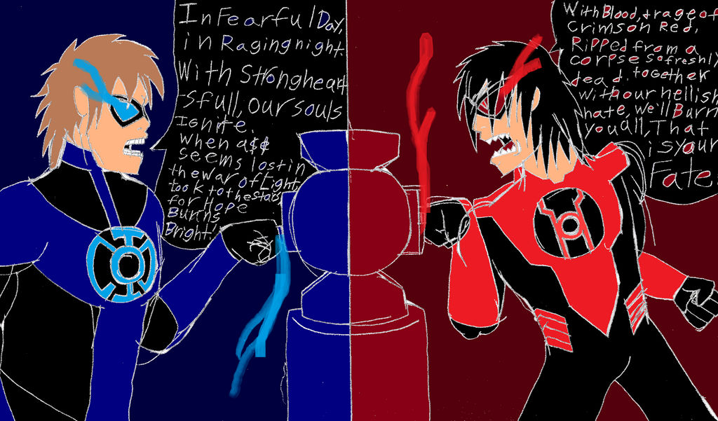 Hope Vs Rage by werewolf90x on DeviantArt