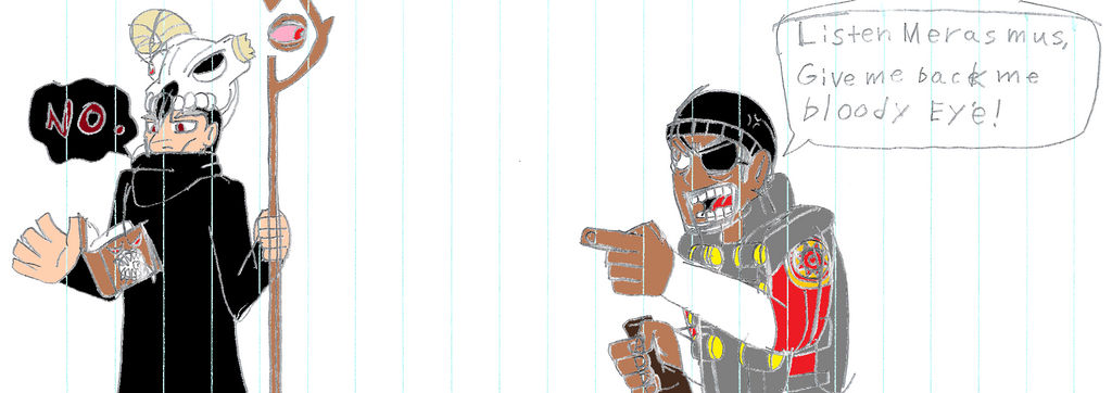 Demoman vs Merasmus by werewolf90x on DeviantArt