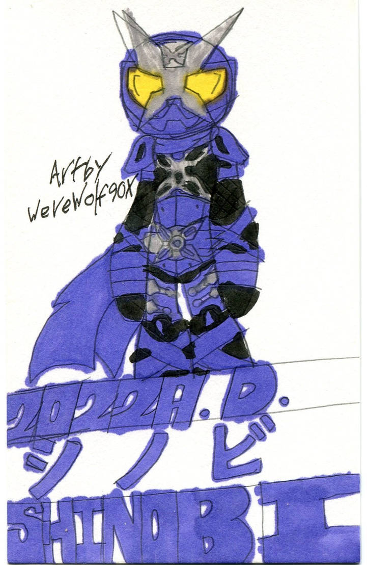 Kamen Rider Shinobi by werewolf90x on DeviantArt