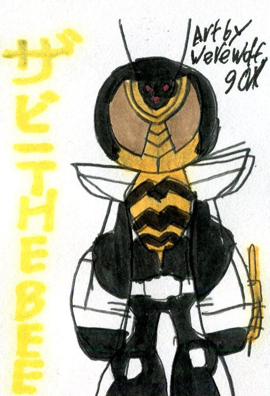 Bee X Rider Kamen Rider TheBee by werewolf90x on DeviantArt