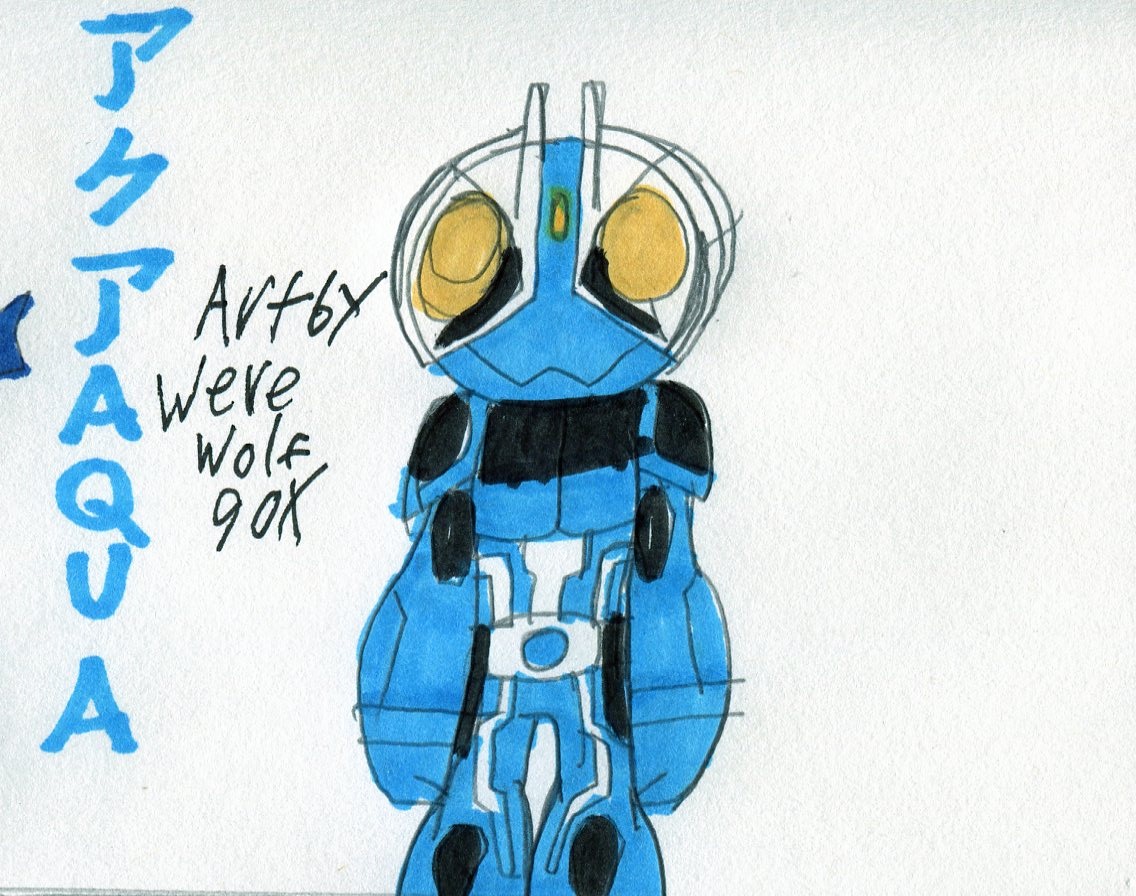 Mask Rider Aqua Kamen Rider Aqua by werewolf90x on DeviantArt
