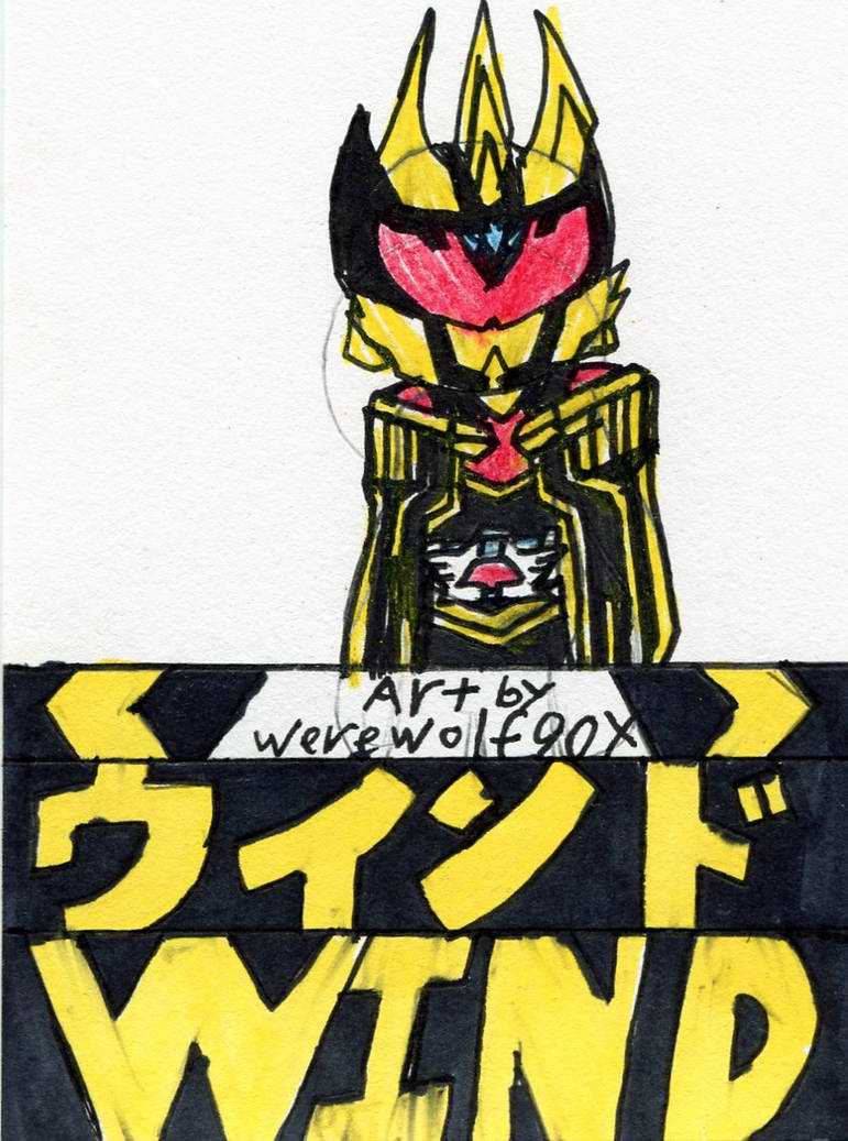 Dbz Wind Rider Kamen Rider Wind by werewolf90x on DeviantArt