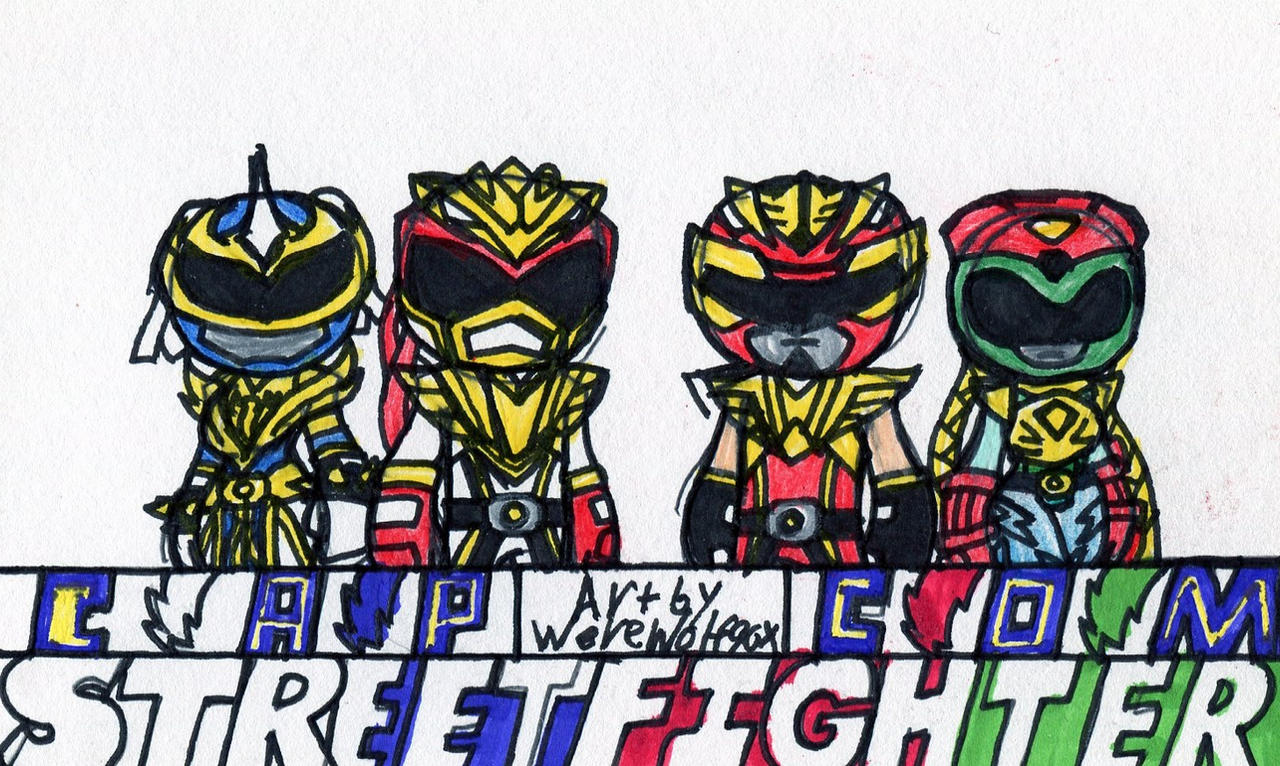 Street Rangers Street Fighter Rangers by werewolf90x on DeviantArt