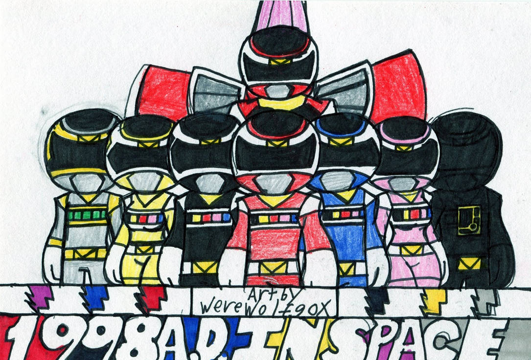 Space Rangers Deviantart Power Rangers In Space by werewolf90x on DeviantArt