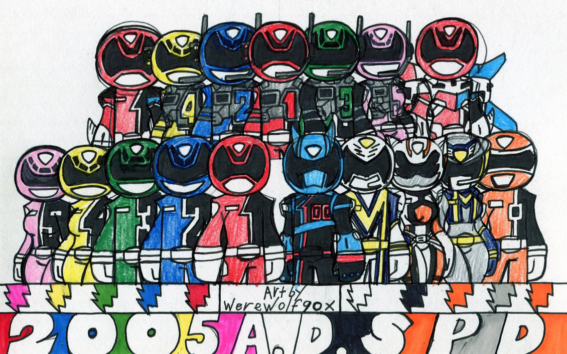 Power Rangers Spd Inflaton Power Rangers SPD by werewolf90x on DeviantArt