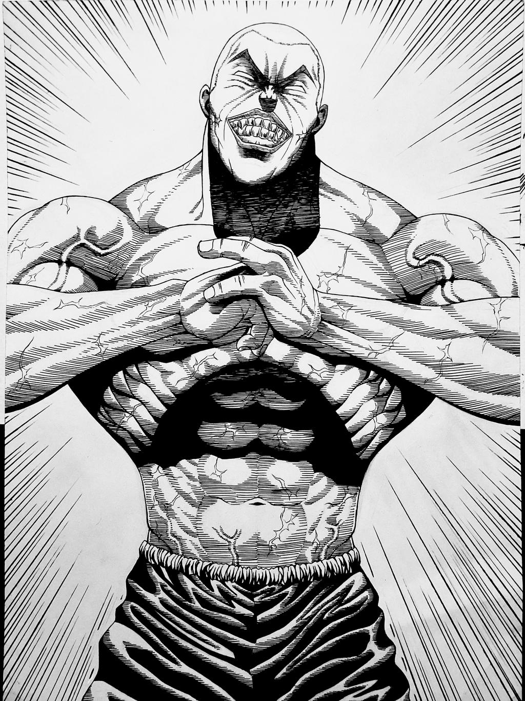 Jack Hanma Manga drawing by on DeviantArt