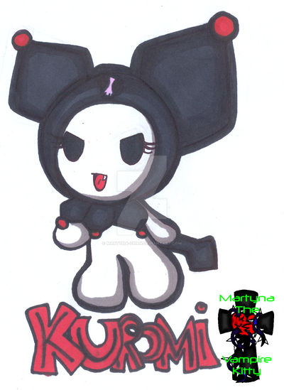 Kuromi Little sketch coloured by Martyna-Chan on DeviantArt