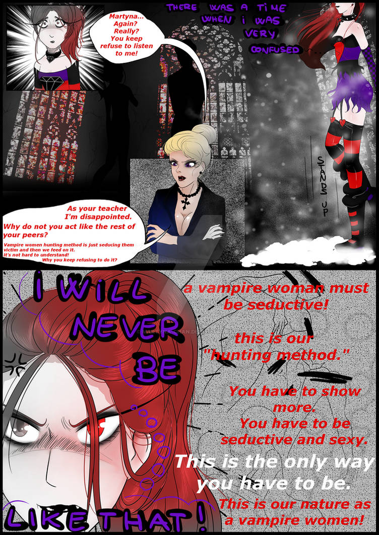 Vampire Less Gore Vampire-less :Martyna the vampire Pilot COMIC: pg4 by Martyna-Chan on ...