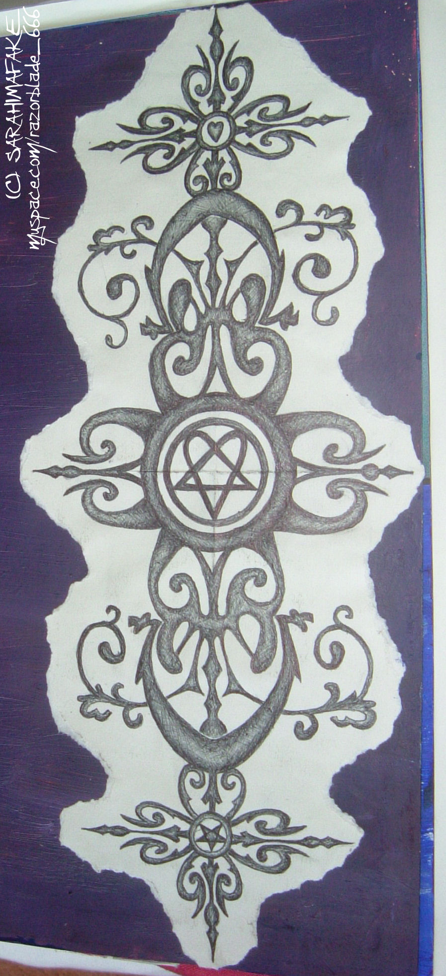Bam Margera's Heartgram Tattoo by Razorblade666 on DeviantArt