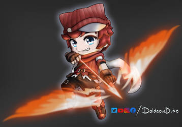 Red Chibi Archer