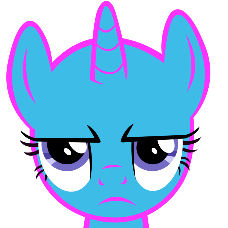 Angry Pony base by PartyPonyPinkiePie on DeviantArt.