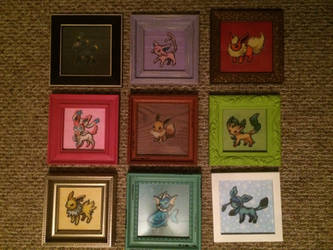 Eeveelution Cross Stitch