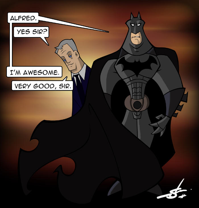 Batman and Alfred by scruffyzero on DeviantArt