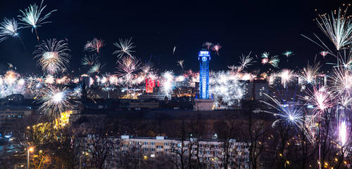 New Year day in Ostrava