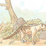 Watercolor Thylacine