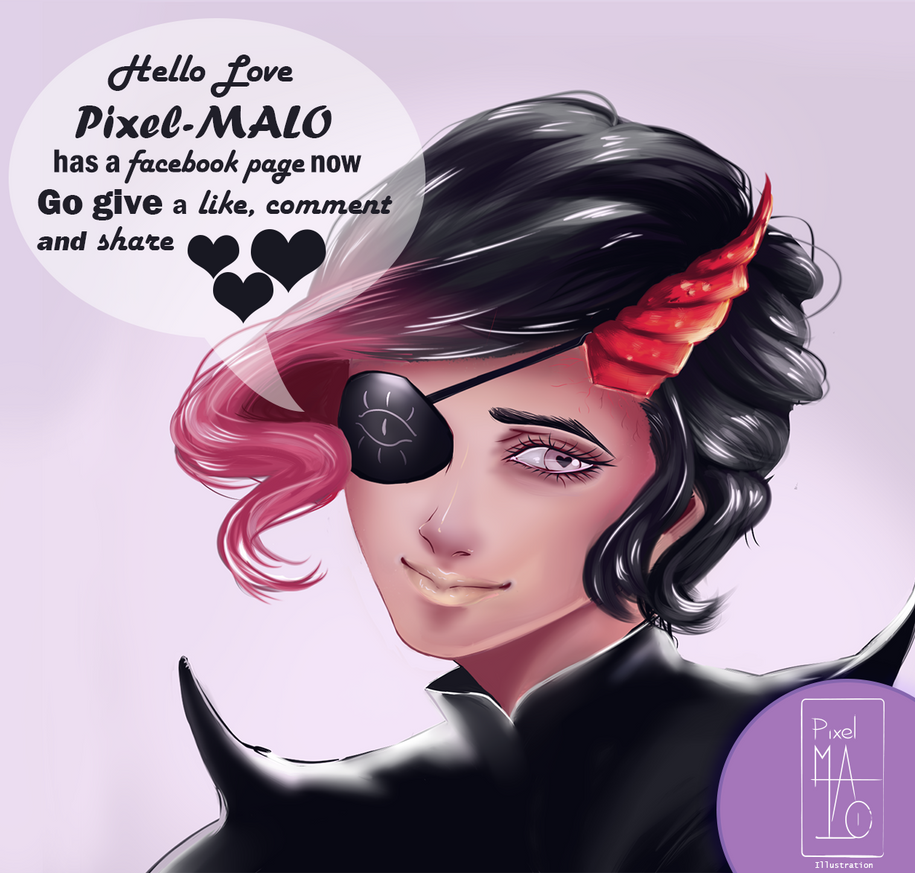 I have a facebook page by pixel-MALO I have a facebook page by pixel-MALO