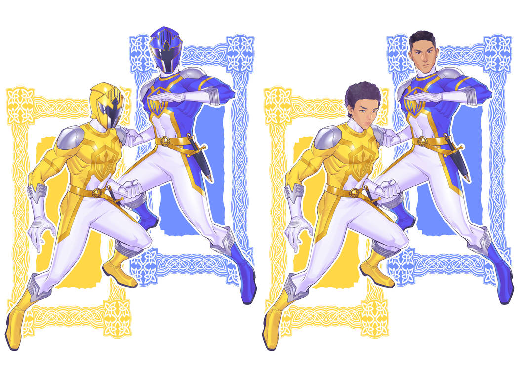 COMMISSION-Saint Ranger-Water and Thunder by Lysergic44 on DeviantArt