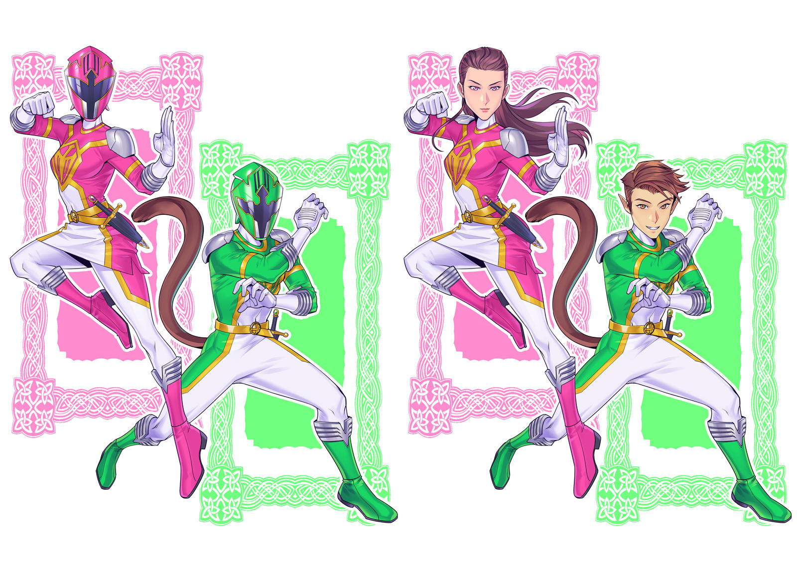 Saint Rangers COMMISSION-Saint Ranger-Wind and Earth by Lysergic44 on DeviantArt