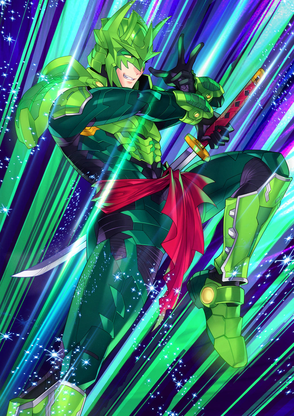 Cod Green Samurai COMMISSION-GREEN SAMURAI by Lysergic44 on DeviantArt
