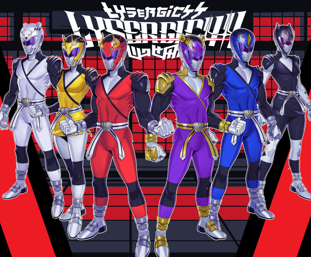 Power Rangers With Animals COMMISSION-POWER RANGERS ANIMAL INSTINCT by Lysergic44 on DeviantArt