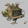 Hut, animated