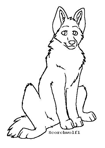 Puppy Lineart