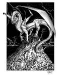 DU Bestiary Final - Dragon by indigowarrior