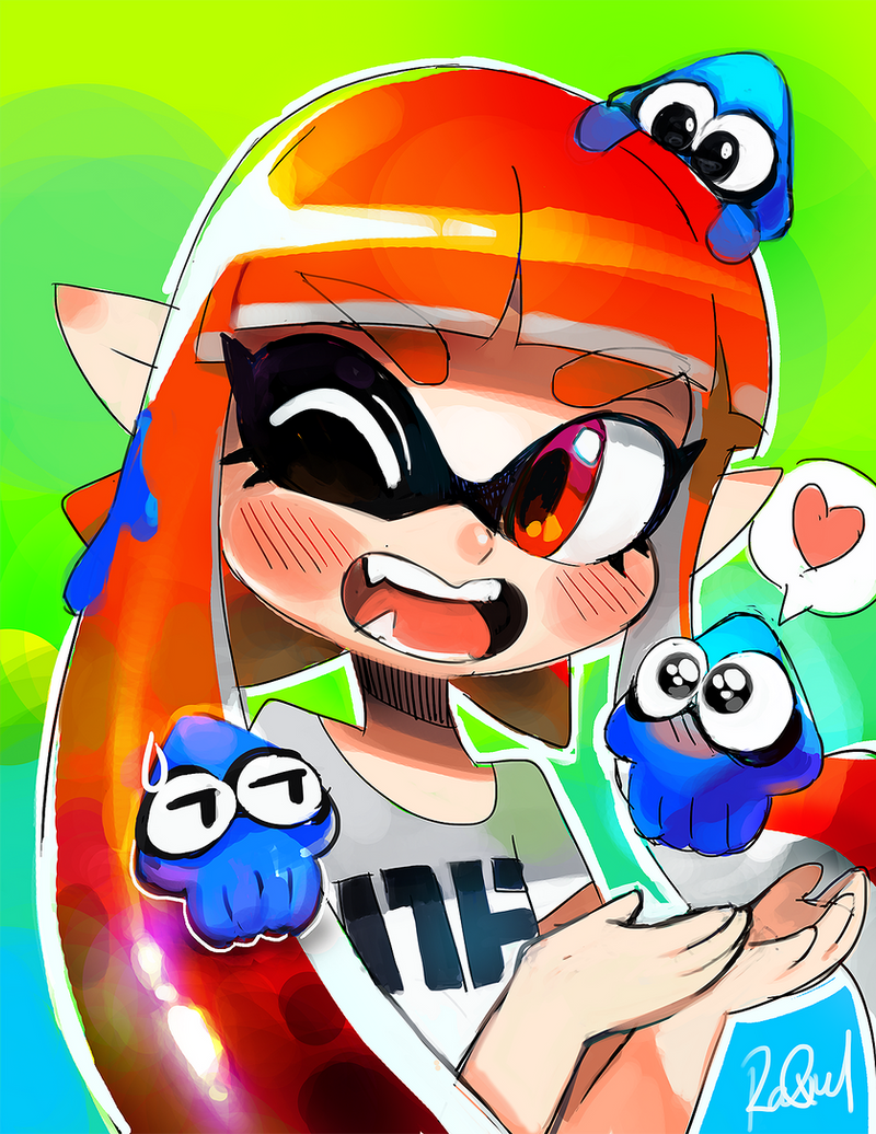 Inkling Girl - UPDATE by RZSTUDIO on DeviantArt