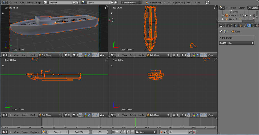 Boat in progress Wireframes by Tanglerat on DeviantArt