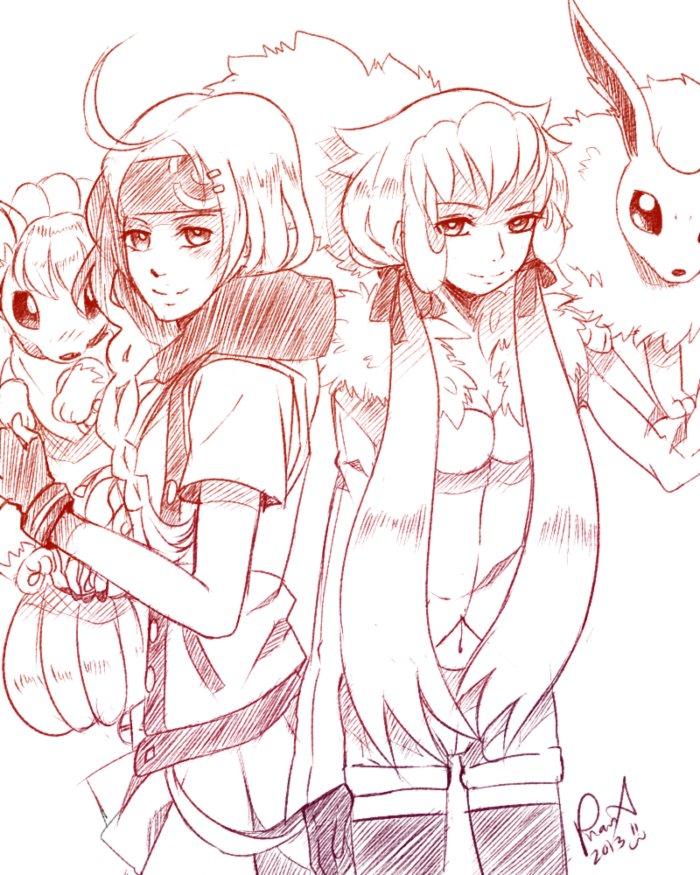 .:Sketch CM:. Mia n Mila