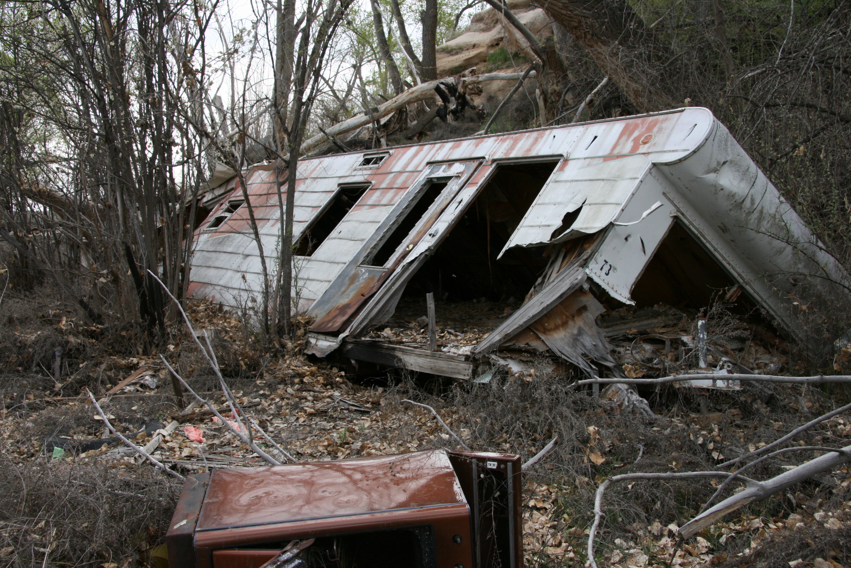 Abandoned Trailer Stock 02