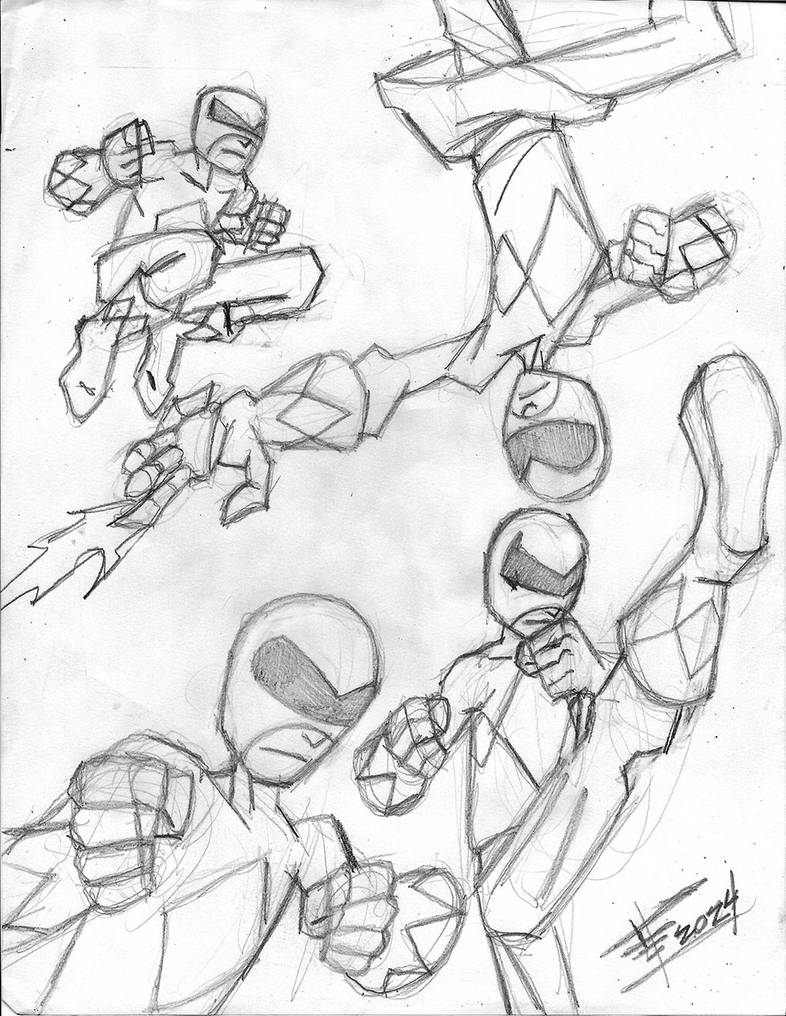 Power Rangers Drawings Pro Power Rangers by FELSKETCHES on DeviantArt
