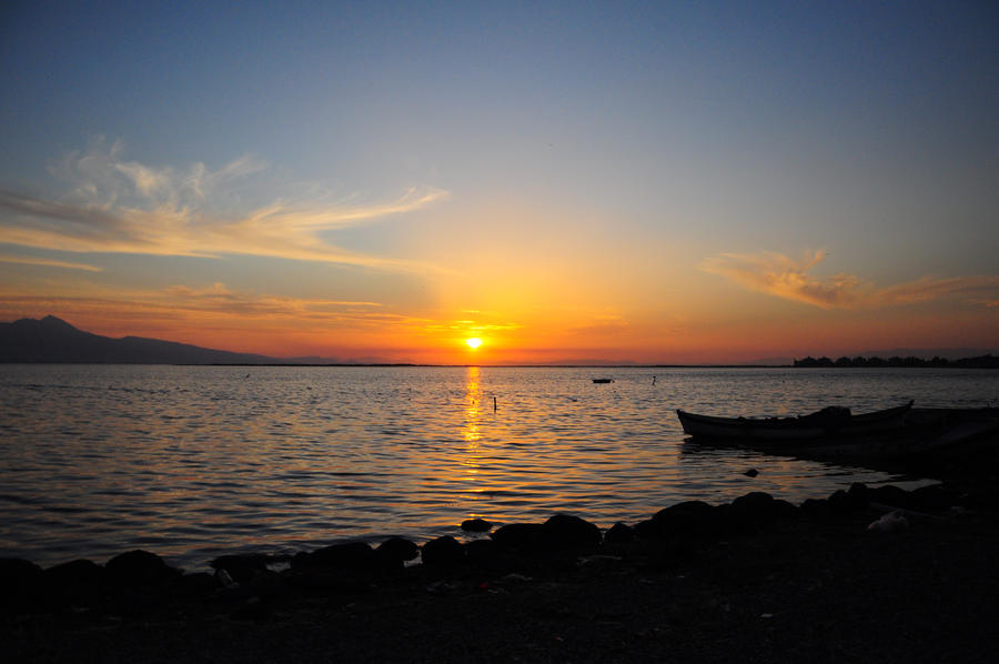 Sunset of Izmir